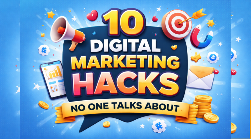 10 Digital Marketing Hacks No One Talks About
