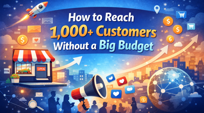 How to Reach 1,000+ Customers Without a Big Budget