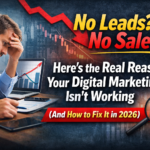 No Leads? No Sales? Here’s the Real Reason Your Digital Marketing Isn’t Working (And How to Fix It in 2026)