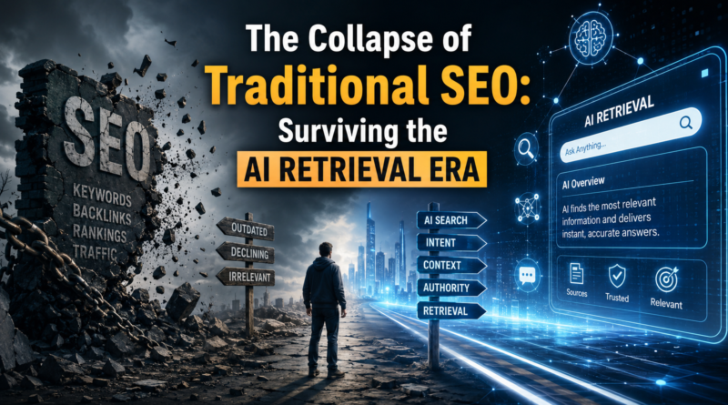 The Collapse of Traditional SEO: Surviving the AI Retrieval Era